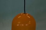 Space Age Gele Anvia Hanglamp, Vintage Jaren 60 Sfeerlampje