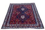 Handgeknoopt Hamadan Vloerkleed Rood 170X210Cm Perzisch Tapijt