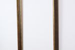 Grote Vintage Grenen Lijst Schilderij Goud Zwart Hout Kader 96X80Cm