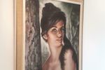 Tina David Lynch Retro Schilderij Zigeunerin Plaat