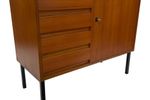 Vintage Naaimachine Kast Wasmeubel Compacte Kast Badkamer