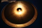 Oude Deense Sollid Koperen Lamp Lyskaer Belysning Van Jj Hammer & Krone | Denemarken 1960S