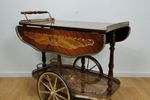 Vintage Opklapbare Trolley, Drankkar, Butlerwagen, Barcart