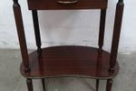 Side Table With Drawer - Wood (Mahogany)