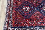 Handgeknoopt Hamadan Vloerkleed Rood 170X210Cm Perzisch Tapijt