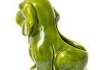 Groen Keramieken Bloempotje Hond