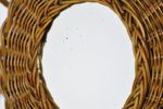 Kleine Ronde Rieten Rotan Spiegel Vintage Zonnespiegel 44Cm
