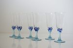 Champagne Flutes With Murano Detailed Glass Ornaments | Kerst