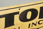Vintage Ijzeren Victor Chain Horn Paint Inc.Tin Sign Reclame