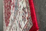 Handgeknoopt Vloerkleed Rood Wit Bloemen 170X240Cm - Perzisch Tapijt