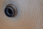 Vintage Rotan / Bamboe Lamp In Crespi Stijl