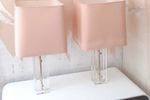 Rg19 -Hollywood Regency Style Tafellampen – Perspex – Plexiglas -Pps