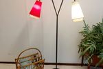 Zeldzame Vintage Deense Staande Lamp