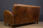 Art Deco Dutch Sheepskin Sofa