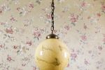 Antieke Art-Deco Marmeren Hanglamp
