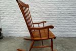 Vintage Houten Schommelstoel