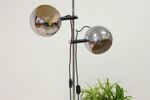 Retro Vintage Lamp Design Vloerlamp Staanlamp Bollamp Chroom