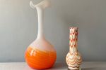 Pop Art ‘Flame’ Opaline Florance Vase