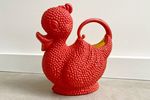 Vintage Early Plastic Gietertje / Gieter, Eend / Gans, Kinder Gieter
