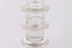 Vintage Set Van 3 Glazen Kandelaars Design Van Staffan Gellerstedt Jaren60