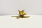 Bronzen Kandelaar Lotus Blad
