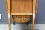 Sewing Table / Cart With Basket 1960S