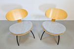 Set 2 Vintage Ikea Plywood Fauteuil Eames Chair '90 Design