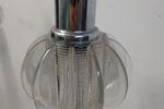 Vintage Glazen Hanglampen 3 Stuks