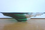 Emerald Green Glass Bowl By Ladislav Palecek For Skrdlovice, 1970S