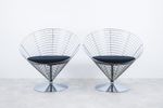 Set Draadstoelen Cone Chair Verner Panton Fritz Hansen 1989 - Tnc3