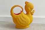 Vintage Early Plastic Gietertje / Gieter, Eend / Gans, Kinder Gieter