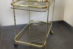 Vintage Messing Bar Cart/Serveerwagen