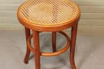 Vintage Thonet Webbing Kruk