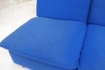 70'S Vintage Artifort Lounge Bank Blauw Bankje Design