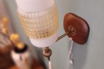 Schitterend Vintage Lampje Teak/Messing/Koper