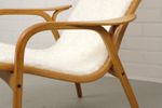Lamino Lounge Chair | Off White | Swedese | Yngve Ekström | Gerestaureerd