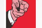 Roy Lichtenstein 'Finger Pointing' | Original Exposition Poster
