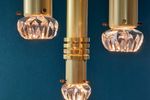 Mid-Century Brass & Glass Lamp.