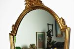 Vintage Klassieke Spiegel Kuifspiegel Verguld Rococo 1970'S | Kerst