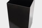 Vierkante Prullenbak Segmenti Kartell, Zwart, 40 X 25 Cm