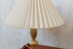 Vintage Lamp Van Onyx En Messing