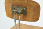 Stoere Industriële Werkstoel Bureaustoel Tekenstoel Stoel Architect 59Cm