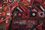 Vintage Vloerkleed Suzani Handgeborduurd Met Prachtige Kleuren Oezbekistan