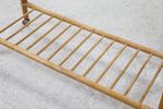 Vintage Rotan Planten Tafel, Zweden 1960/70 (22501)