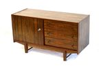 Vintage Palissander Dressoirkastje / Dressoir Gemaakt In De Jaren '60