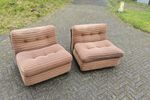 2 Lounge Chairs Amanta Model Design Van Bellini Voor B&B - Tnc3