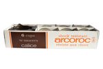 6 - Set Arcoroc France Rookglazen Kop En Schotels, Jaren '70