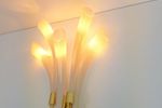 Vintage Fireworks Wandlamp Barovier & Toso Murano Goud '70