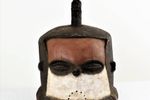 Afrikaans Houten Helm Masker Opperhoofd, Kipoko, Pende Stam 44Cm