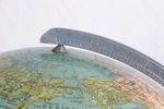 Midcentury Glazen Globe Met Licht Van Columbus Duoerdglobe, Duitsland